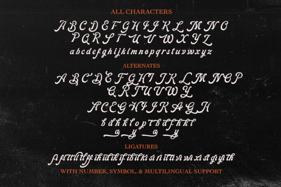 The Mallister Font Poster 9