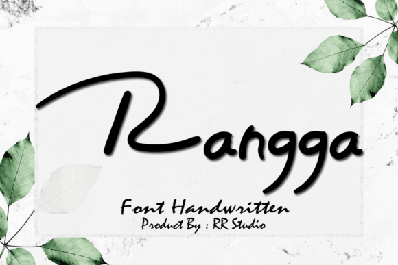 The Rengol Font Poster 2