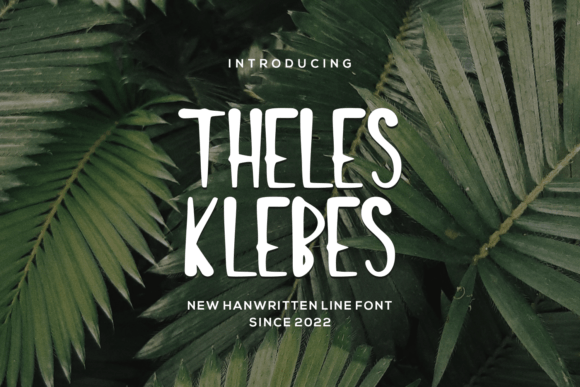 Thelesklebes Font