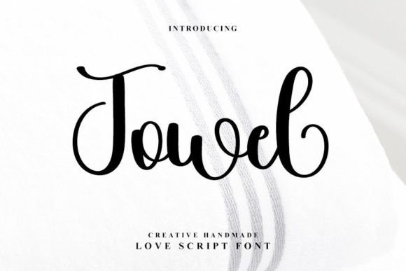 Towel Font Poster 1