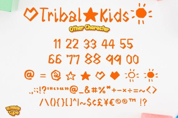 Tribal Kids Font Poster 8