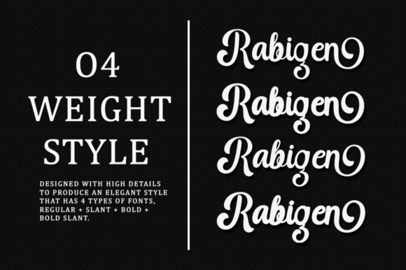 Village Rabigen Font Poster 2