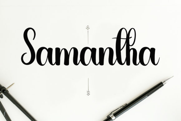 Vintage Signature Font Poster 3