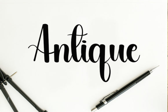 Vintage Signature Font Poster 6