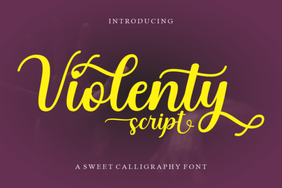 Violenty Font Poster 1