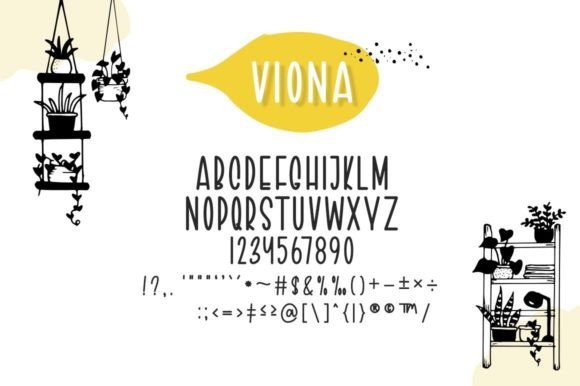 Viona Font Poster 11