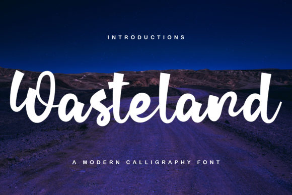 Wasteland Font Poster 1