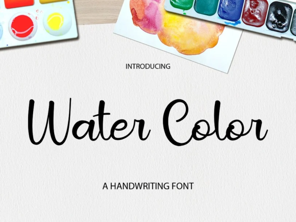 Water Color Font