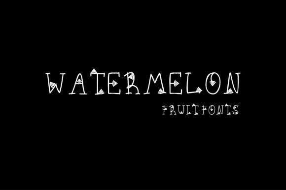 Watermelon Font Poster 1