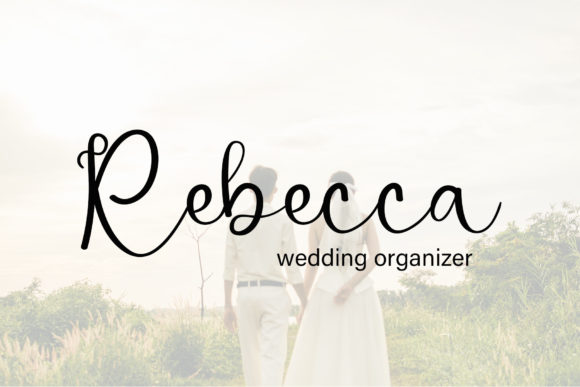 Wedding Signature Font Poster 2