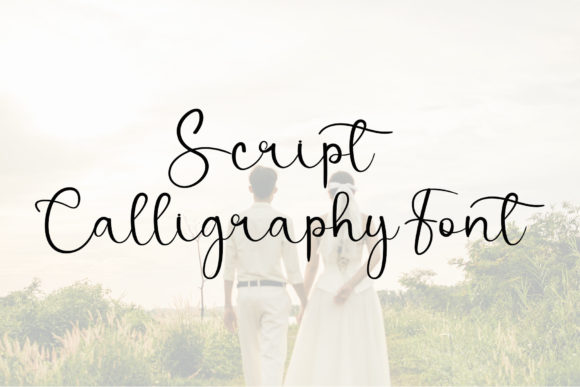 Wedding Signature Font Poster 3