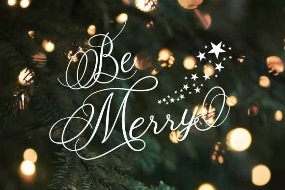 White Christmas Font Poster 6