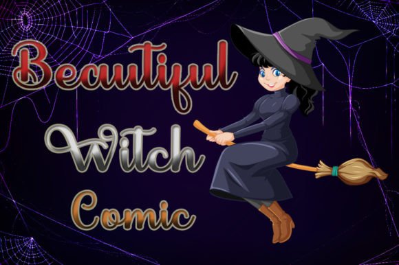 Witch Halloween Font Poster 3