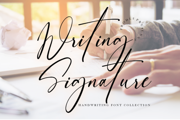 Writing Signature Font