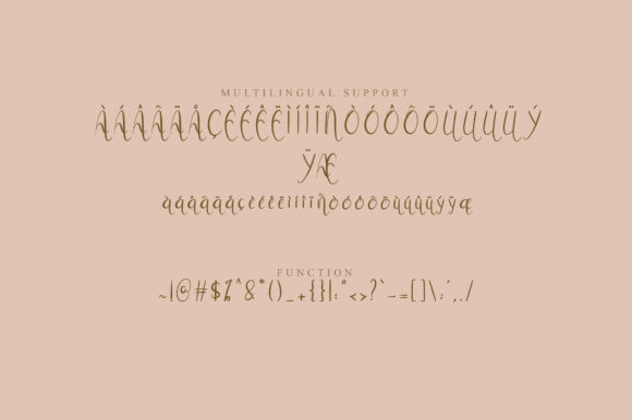 Zagher Script Font Poster 3