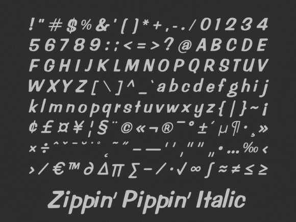 Zippin Pippin Font Poster 5