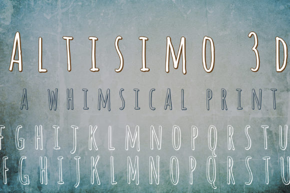 ZP Altisimo Font Poster 3