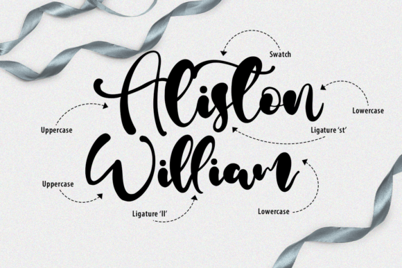 Adam Script Font Poster 2