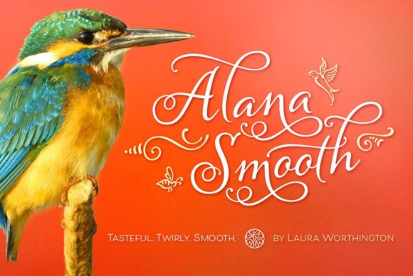 Alana Smooth Font Poster 7