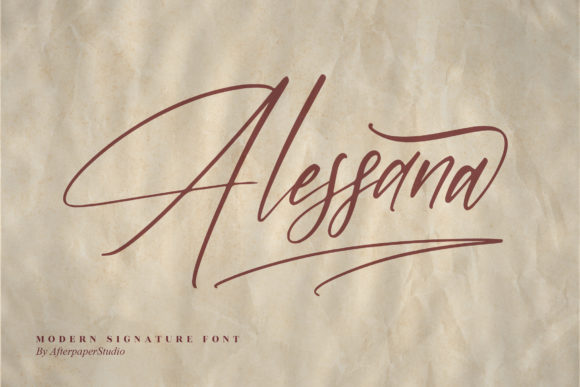 Alessana Font Poster 1