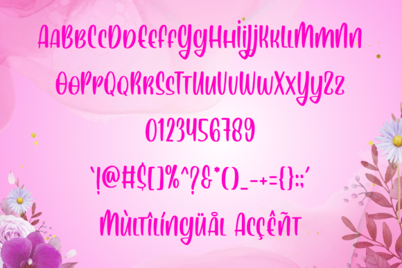 Alinoca Font Poster 4