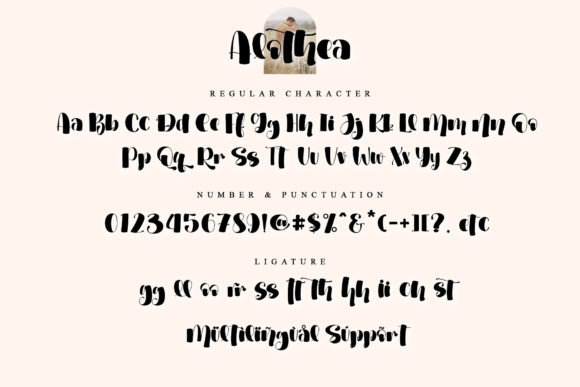 Alothea Font Poster 6