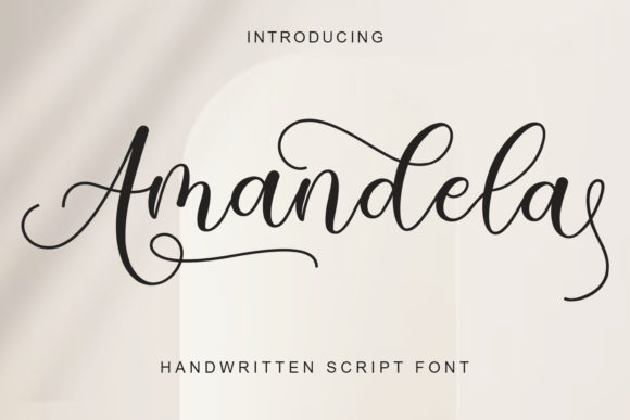 Amandela Font Poster 1