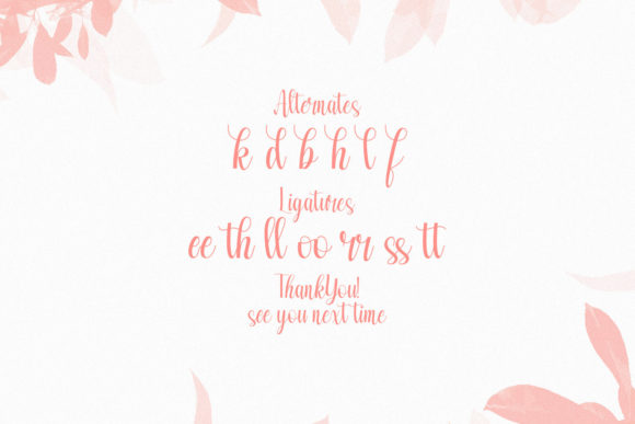 Amelya Font Poster 15