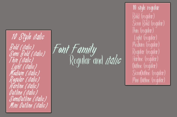 Amlight Family Font Poster 2