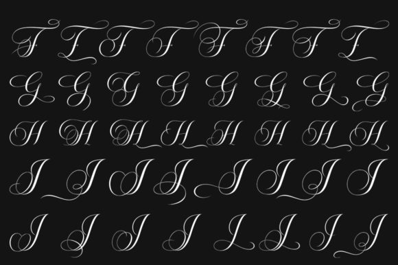 Amour Script Font Poster 8