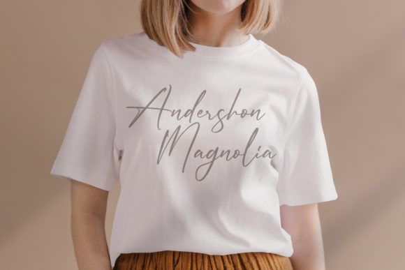 Andershon Magnolia Font Poster 9