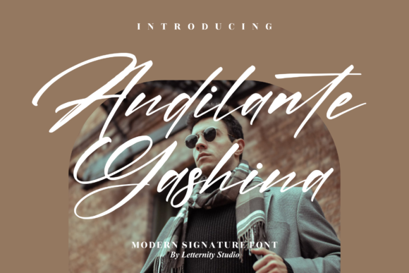 Andilante Gashina Font Poster 1