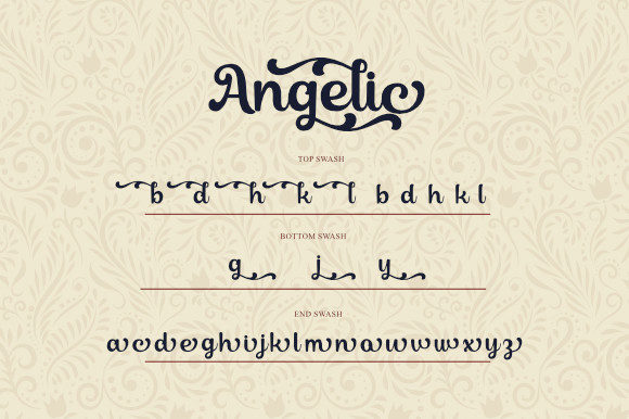 Angelic Font Poster 6