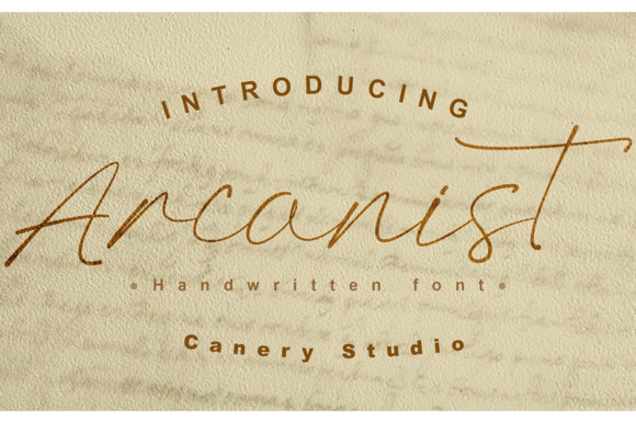 Arcanist Font