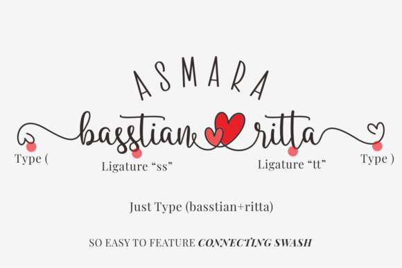 Asmara Basstian Ritta Font Poster 2