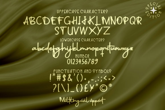 Atlantha Font Poster 6