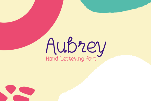 Aubrey Font Poster 1