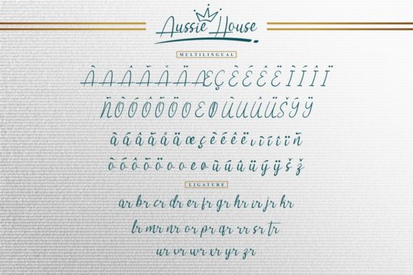 Aussie House Font Poster 6