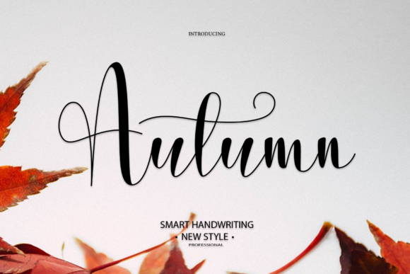 Autumn Font Poster 1