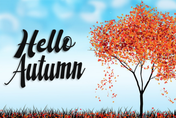 Autumn Leaves Font Poster 3