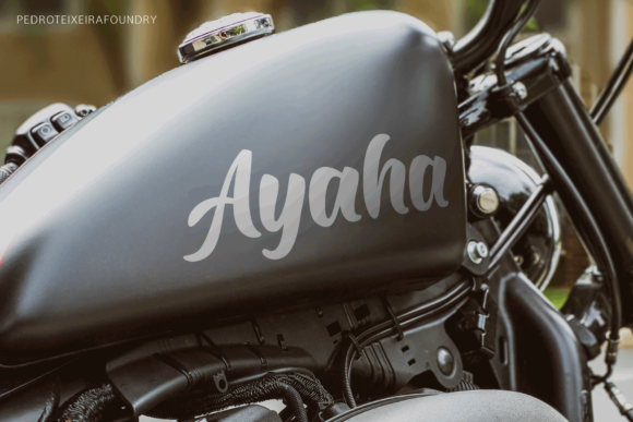 Ayaha Font Poster 4