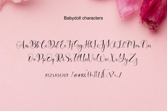 Baby Doll Font Poster 2