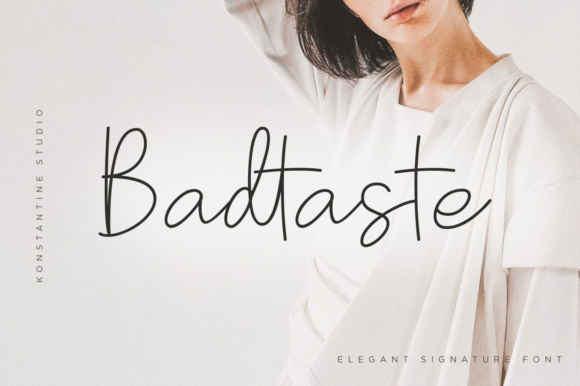 Badtaste Font Poster 1