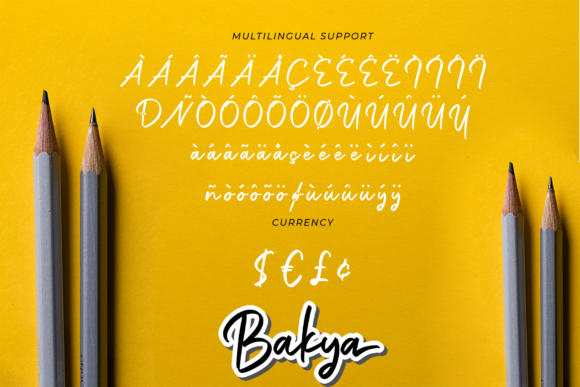 Bakya Font Poster 11
