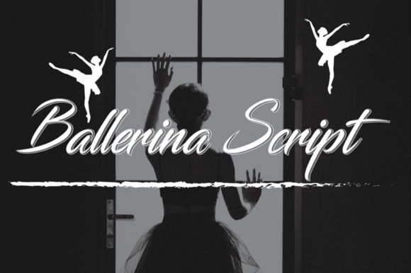 Ballerina Script Font Poster 1