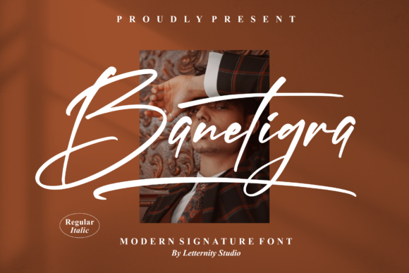 Banetigra Font Poster 1