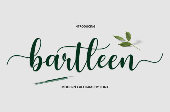 Bartleen Font Poster 1