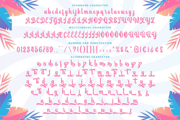 Beauty Magical Font Poster 7