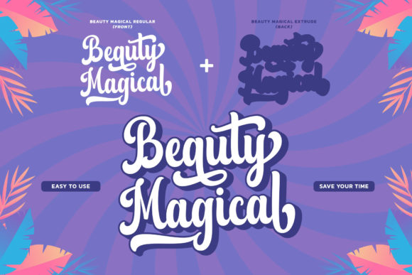 Beauty Magical Font Poster 8