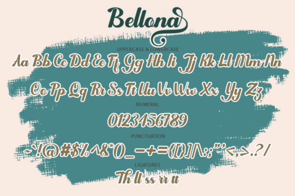 Bellona Font Poster 5